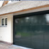 Houten sectionale garagedeur - WBP plaat - okoumé - dekkend geschilderd
